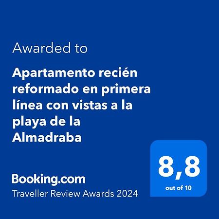 Apartamento Recien Reformado En Primera Linea Con Vistas A La Playa De La Almadraba Benicàssim Eksteriør bilde